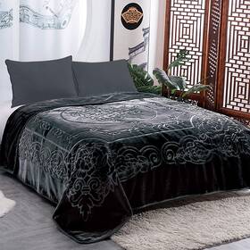 Merry Home 745128709939 Jml Fleece Blanket King Size Heavy Korean Mink 85 X 95 Inches- 9 Lbs