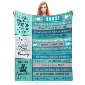 Meuyflr 151608802816 60ftftx50ftft Nurse Gifts Blanket Week Appreciation Gift Graduation Birthday