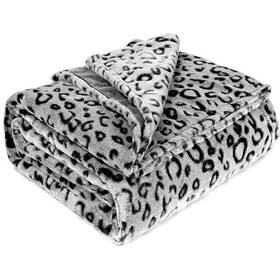 Miboi 648564283684 Black Throw Small Size 40 X 50 10 130 Cm Leopard