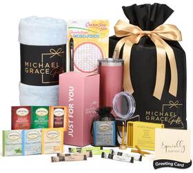 Michael Grace Gifts 060854710222 Get Well Soon For Women Or Men - Includes Luxury Blanket Temperature R