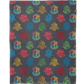 Micro Raschel 190604381497 Harry Potter Houses Of Wizards Throw Blanket Stock Photos