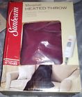 807930 Microplush 50 Garnet 60 Red Heated Dark Sunbeam Throw Item