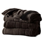 Brm9cks-r470-16a44 Microplush Blanket Channeled Walnut Sunbeam Heated King