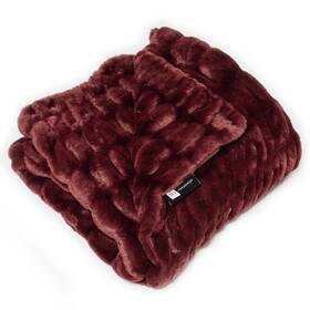 Minky Designs By Manatee 601968268336 Berry Wine Blanket Ultra Soft Faux Fur Throw
