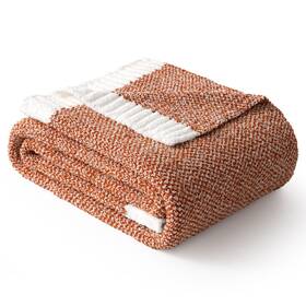 B0d8fvpfpn Miulee Burnt Orange Super Soft Throw Blanket For Couch Cozy Fluffy Warm Throws Knit