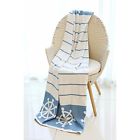 Mkbt00012 Mika Home Nautical Reversible Cozy Bamboo Fiber Oversized 746827965688