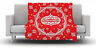 Mm4068bfb03 Kess Inhouse Miranda Mol Deco Wreath Red Scarlet Fleece Throw