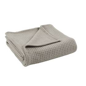 Modern Threads 645470207384 5thrblkg-tpe-kg 100% Cotton Thermal Blanket Taupe King/cal. King