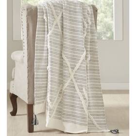 Modern Threads 645470298979 100% Cotton 60x70 Throw Yamilah Black