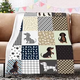 Mokukenren 402823445947 Dachshund Blanket Gifts For Women Cute Wiener Dog Lightweight Cozy Mokukenren 402823445947 Dachshund Blanket Gifts For Women Cute Wiener Dog Lightweight Cozy