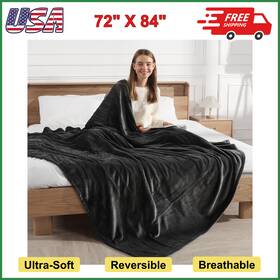 Molatink 445019592505 Heated Blanket Full Size Electric 72 Inch X84 With 5 Heating Level And 10 Hour