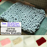 Mom3962526 Insma Handmade Knitted Blanket Cotton Soft Washable Throw Blankets