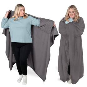 Moon Sonder 850026951042 Adult Wearable Blanket With Sleeves - Blank