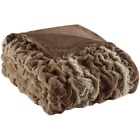 Mp50-3087 Home Essence Ruched Fur Throw