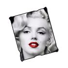 Mr1621 Marilyn Monroe Silver Buffalo Red Lips Fleece Throw 814565020300