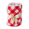 Ms4101324022002 Blanket Hom The Pioneer Woman Charming Check Plush Throw Red