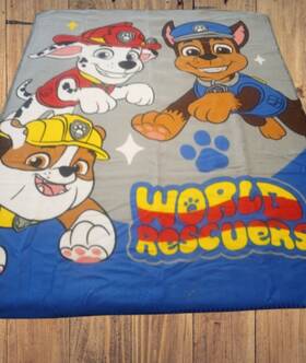 Mt Peak Fabric 073558873754 Paw Patrol Fleece World Resuers 40 Inch X 50 Throw Blanket