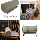 Mw2399 Cozy Fleece Throw Blanket Gray Free Shipping Home 794615430078