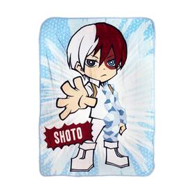 Mha-bl-23332 My Hero Academia Shoto Todoroki 45 X 60 Inch Fleece Throw Blanket