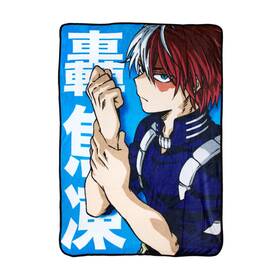 Mha-bl-30424 My Hero Academia Shoto Todoroki 45 X 60 Inch Fleece Throw Blanket