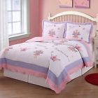 My World Fairy Princess Garden Twin Quilt With Pillow Sham 783048608963