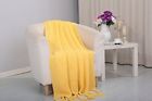 N-a Plazatex Camilla Knitted Throw Couch Cover Sofa Blanket 642709026525