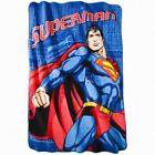 N-a Superman Micro Raschel Blanket Twin Size Oversized Throw 073558684008