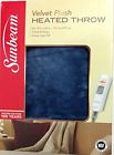 Na Sunbeam Heated Throw Lagoon 782794011140