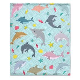 Nairatmya 774852346861 Dolphin Blanket Gift For Girl Women Super Soft Cozy Warm Thro