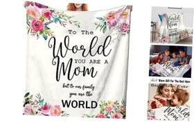 Nakrgt 789091192954 Soft Flannel Throw Blanket 50 Inch X40 For Mom Birthday Mothers Color 3