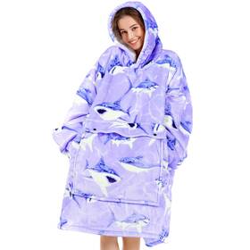 Mnnrtz4shark Narecte Oversized Hoodie Blanket For Women - Soft Wearable Sweatshirt Gift