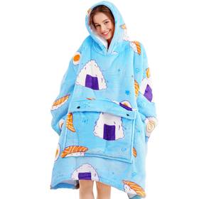 Mnnrtz4sushi Narecte Oversized Hoodie Blanket For Women - Soft Wearable Sweatshirt Gift