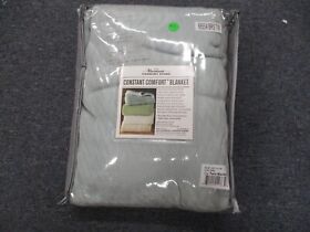 B00a42al8u Nasa Temperature Regulating Outlast Cotton Blanket Twin Bristol New 66 X 96