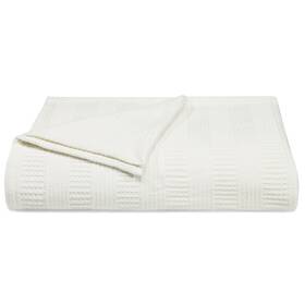 B07djw4rpz Nautica - King Blanket Woven Textured Cotton Bedding Ideal For Bed Or Couch