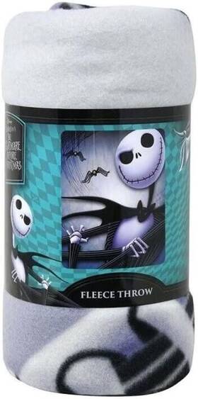 Nbc 445024345387 The Nightmare Before Christmas Radical Jack Fleece Throw 45 Inch X 60