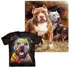 New Pit Bull Fleece Throw Dean Russo The Mountain Colorful T-shirt Xl 841110132027