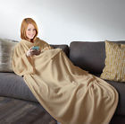 Newk3010-latte Kc Caps Napa Deluxe Polar Fleece Home Snuggie Robe Cloak Newk3010-latte Kc Caps Napa Deluxe Polar Fleece Home Snuggie Robe Cloak