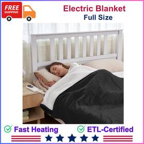 3861089 Nexaro Heated Blanket Electric Full Size 84 Inch X72 Fast Heating