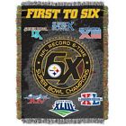 Nfl Pittsburgh Steelers Blanket Throw 48 X 60 Commemorative Series Tapestry 087918197626