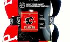 Bb76747730 Nhl Hockey Luxury Velour Calgary Flames Blanket Twin Or Double Bed Size 60 X 70inch