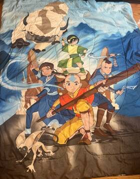 Nickelodeon 073558813910 Avatar The Last Airbender Twin/full Comforter And 1 Pillowcase