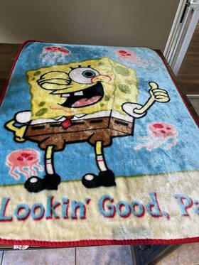 Fc1a Nickelodeon Spongebob Squarepants Blanket 40 Inches X 30