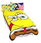 Nickelodeon Spongebob Squarepants Mod Bob Micro Raschel Blanket Yellow 073558689560