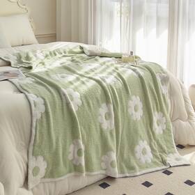 Niditw-8636366 Niditw Sunflower Fleece Throw Blanket 50x60 Ultra Soft Microfiber Knit For Couc