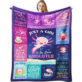 Axolotl-s-ppew8hc Nixwimeet Axolotl Blanket Gifts For Girls Women Axolotls Stuff Dec