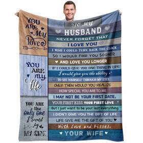 23108zfo Norgopron Gifts For Husband/him Blanket 60 Inch X 50 Husbands From Wife Him Annivers
