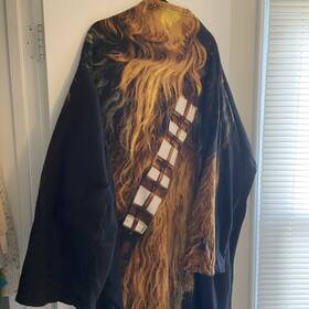 110720 North West Northwest Star Wars Chewbacca Snuggie Fleece Collar Robe 70-inch 110720 North West Northwest Star Wars Chewbacca Snuggie Fleece Collar Robe 70-inch