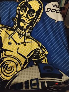 Northwest 087918080089 Star Wars Fleece Throw Blanket 45 Inch X 60 Doomed