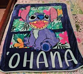 Northwest 190604265094 Stitch Blanket Reversible 51 X 59 Hawaii Vibes Ohana