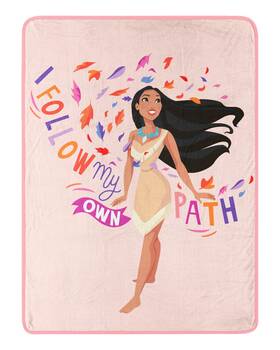 05900 Northwest 1dpr/05900/0033/amz Disney Princess Pocahontas Blanket Follow Your Path Silk Touch Throw 46 Inch X 60